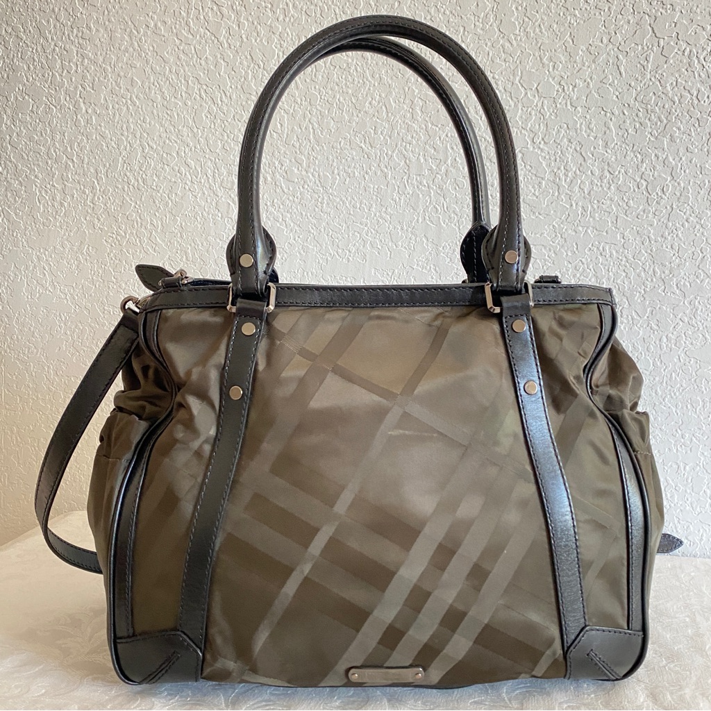 Burberry Check Nylon Multi Purpose Bag